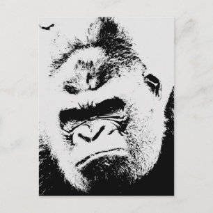 Carte Postale Gorilla en colère