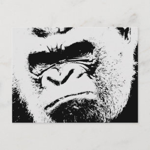 Carte Postale Gorilla en colère