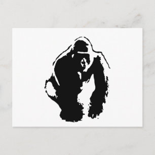 Carte Postale Gorilla Pop Art