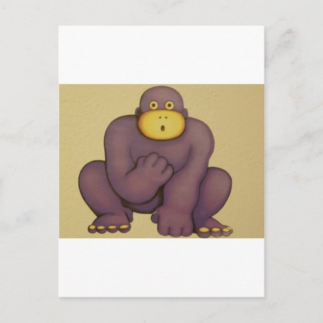 Carte Postale gorille (Devant)