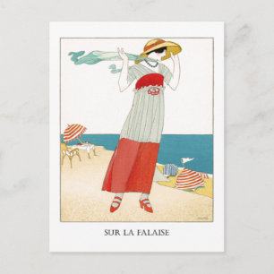 Carte Postale Gose Art Déco Illustration de mode