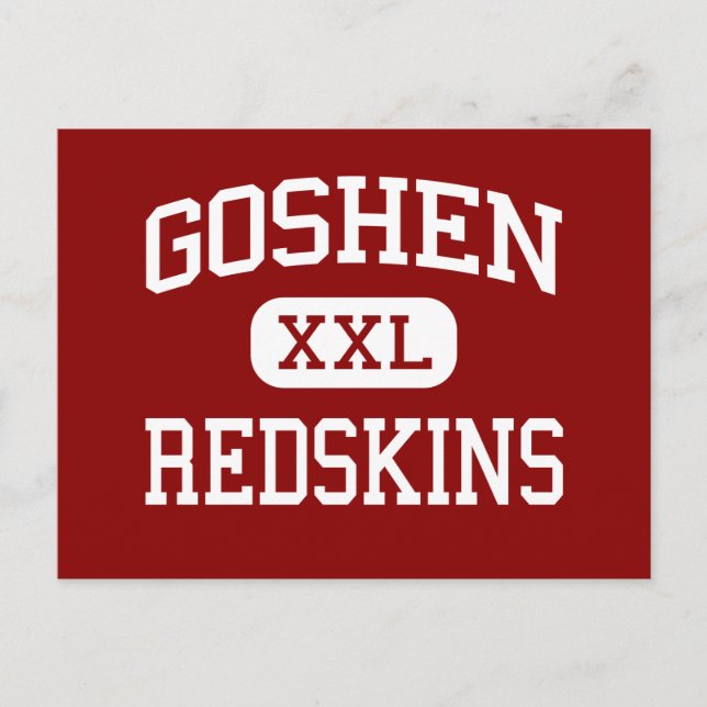 Carte Postale Goshen - Redskins - Lycée - Goshen Indiana (Devant)