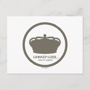 Carte Postale Gossip Girl TV Series Crown Icon