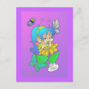 Carte Postale Gossiping Fairy Postcard