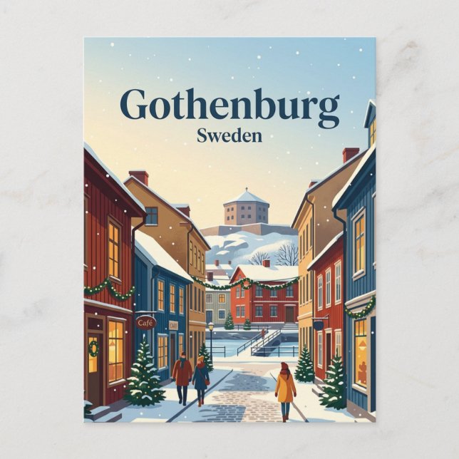 Carte Postale Göteborg Suède (Devant)