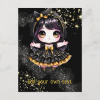 CARTE POSTALE | Goth Girls Kawaii Chibi Cute Custo