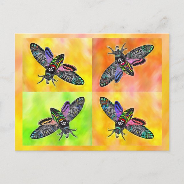 Carte postale Goth Moth 4 (Devant)