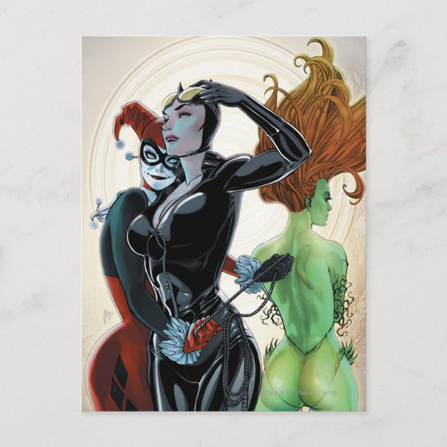 Carte Postale Gotham City Sirens Cv4 (Devant)