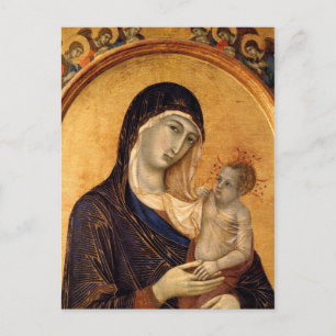 Carte Postale Gothic Madonna and Child