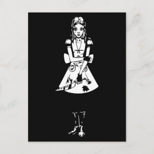 Carte Postale Gothique Alice