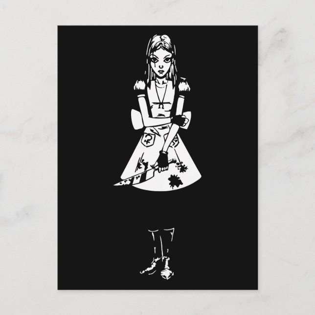 Carte Postale Gothique Alice (Devant)