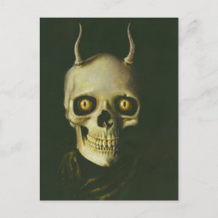 Carte postale Gothique Devil Skull