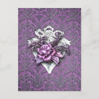 CARTE POSTALE GOTHIQUE PARISIEN 1897 : PURPLES PARISIENS