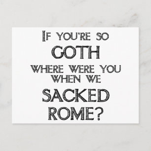 Carte Postale Goths et vandales