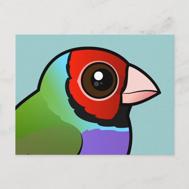 Carte Postale Gouldian Finch (Devant)