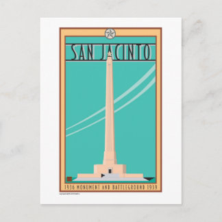 Carte Postale GOÛT DU Monument DE TEXAS-San Jacinto