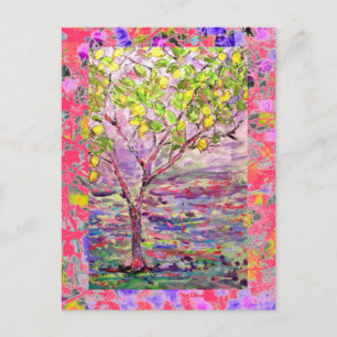 Carte Postale goutte de citronnier