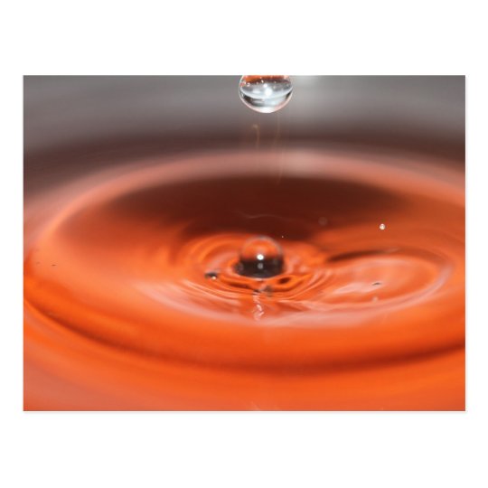 Carte Postale Goutte d'eau