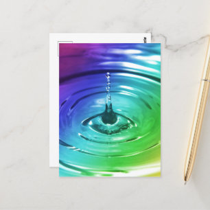 Carte Postale Goutte d'eau