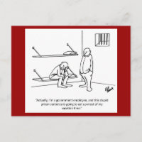 Carte postale gouvernement/humour politique
