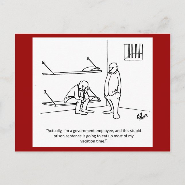 Carte postale gouvernement/humour politique (Devant)