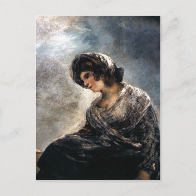 Carte Postale Goya, La Milkmaid de Bordeaux 182527 Huile sur can (Devant)