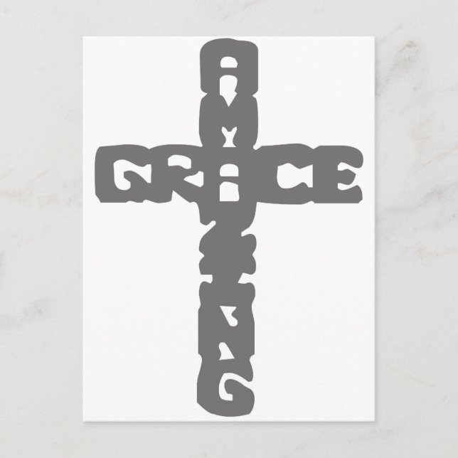 Carte Postale Grace-Extraordinaire gris (Devant)