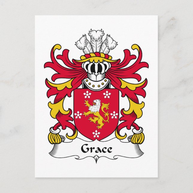Carte Postale Grace Family Crest (Devant)