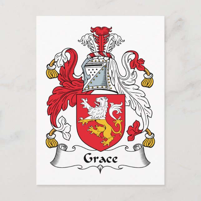 Carte Postale Grace Family Crest (Devant)