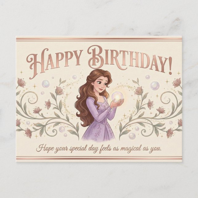Carte Postale Graceful Moments Birthday Card for Women (Devant)