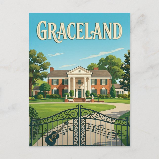 Carte Postale Graceland (Devant)