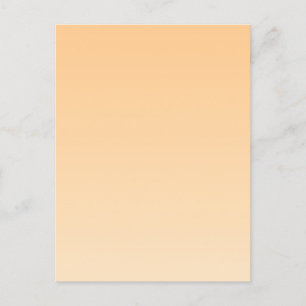 Carte Postale Gradient jaune clair et orange
