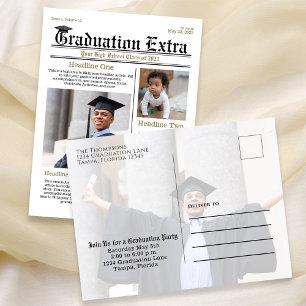 Carte Postale Graduate Photo Collate Modern tendance Journal
