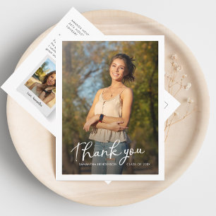 Carte Postale Graduation 2024 Multi Photo Script Merci