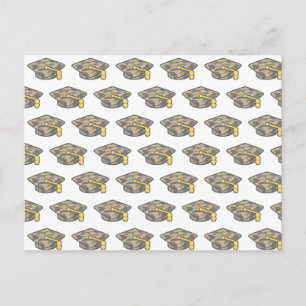 Carte Postale Graduation Cap Khaki Camo