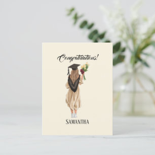 Carte Postale Graduation de l'aquarelle personnalisée (2)