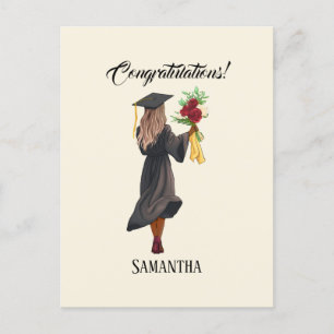Carte Postale Graduation de l'aquarelle personnalisée (5)