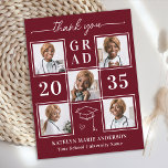 Carte Postale Graduation moderne Custom 6 Photo Collage Merci<br><div class="desc">Présentant nos cartes de remerciement pour notre exquise graduation personnalisée, la façon parfaite d'express votre gratitude et votre appréciation dans le style. Conçues pour les diplômés modernes, ces cartes présentent une présentation élégante et élégante, agrémentée d'une option de collage photo chic, vous permettant de présenter jusqu'à six de vos souvenirs...</div>