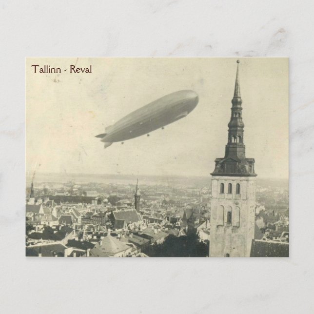 Carte Postale Graf Zeppelin à Tallinn vol.2 (Devant)