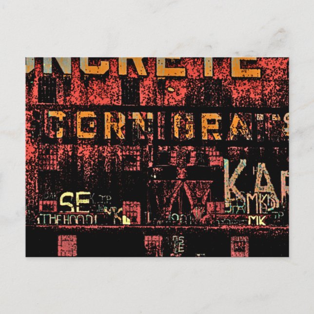 Carte postale Graffiti (Devant)