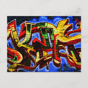Carte Postale Graffiti 17 pccn