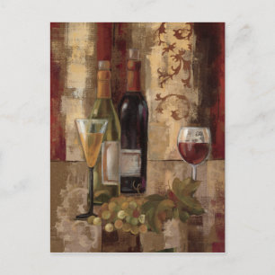 Carte Postale Graffiti and Wine