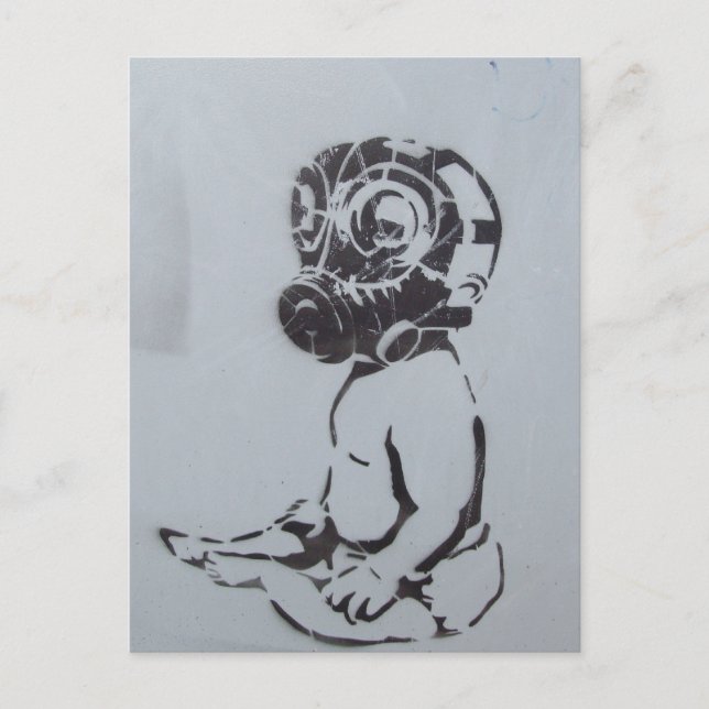 Carte postale graffiti anglaise (Devant)
