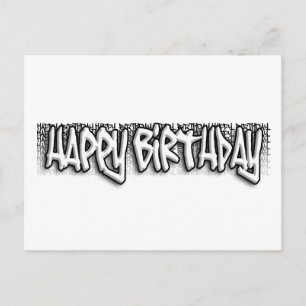 Carte Postale Graffiti Anniversaire