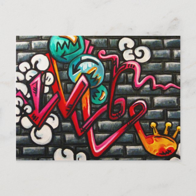 Carte Postale Graffiti Artistique Produits (Devant)