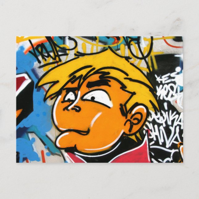 Carte Postale Graffiti boy (Devant)