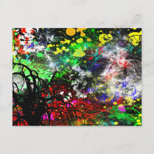 Carte Postale Graffiti Brick Wall