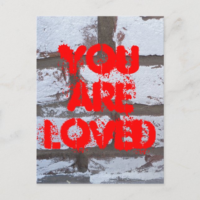 Carte Postale Graffiti Bricks (Devant)