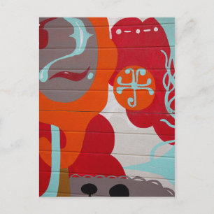 Carte Postale Graffiti coloré