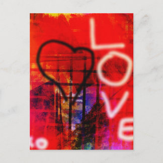Carte Postale Graffiti d'amour